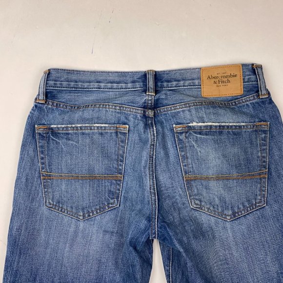 Abercrombie & Fitch The A&F Skinny Jeans Mens 32 x 34 Measures 33 x 35 Blue - Picture 3 of 14